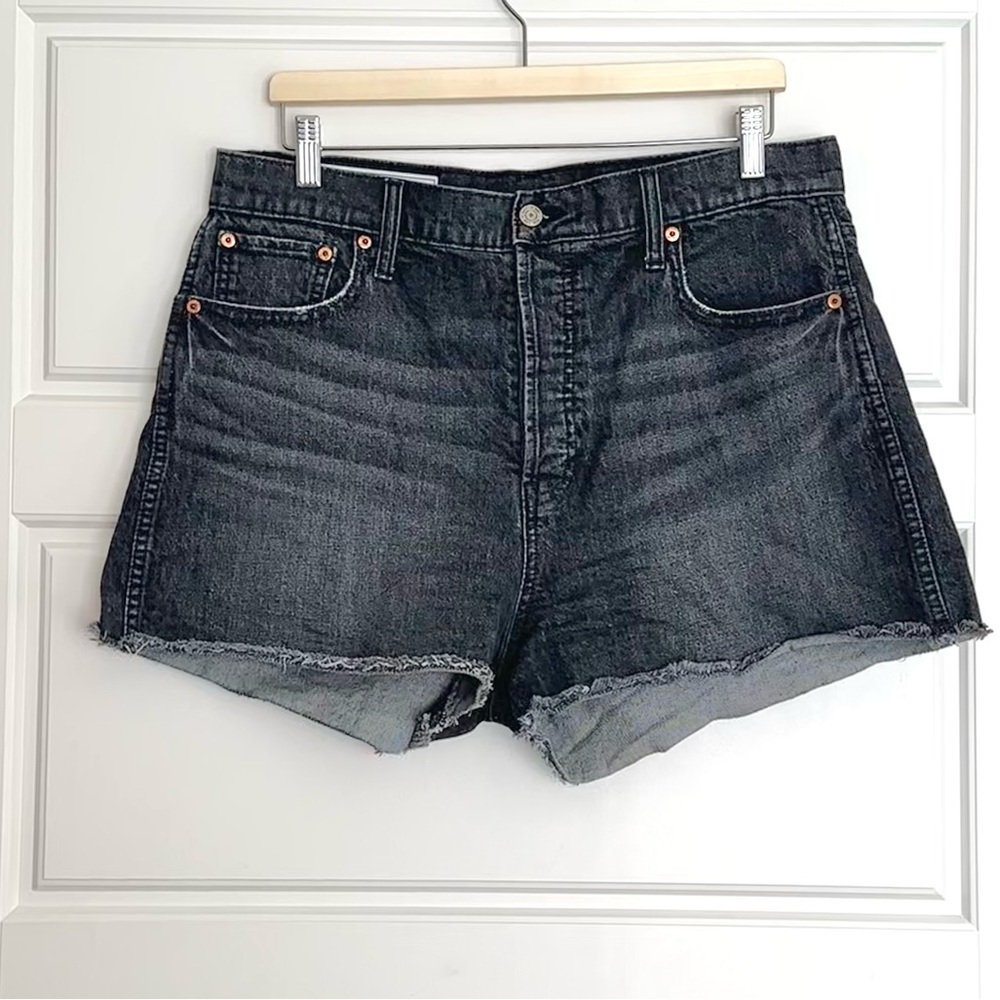 GAP Sky High Cheeky Denim Shorts, size 32/14